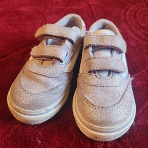 Vans Kids Sparkly Pink Sneakers